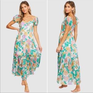 Billabong Floral Tiered Maxi Dress